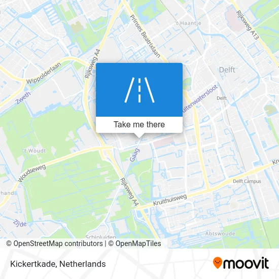 Kickertkade map