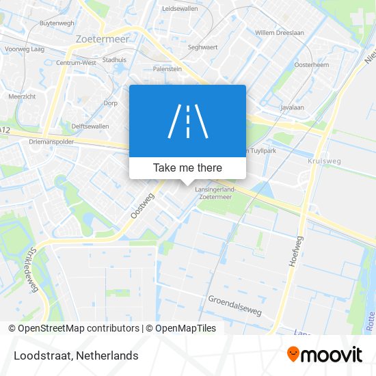 Loodstraat map