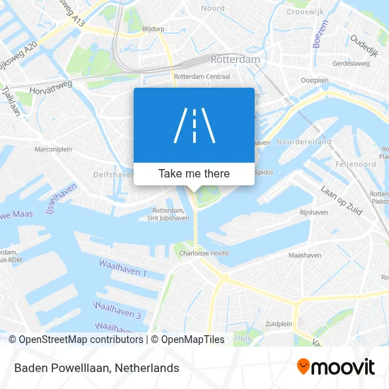 Baden Powelllaan map