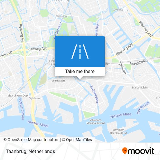 Taanbrug map