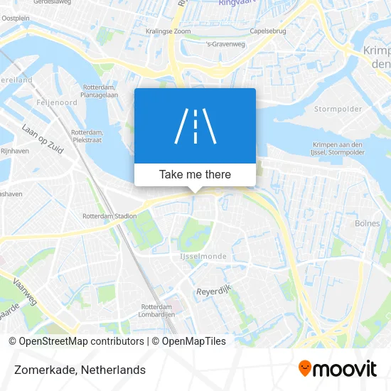 Zomerkade map