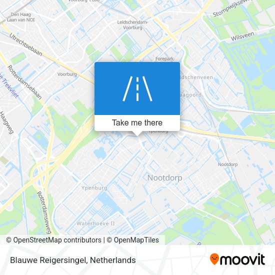 Blauwe Reigersingel map