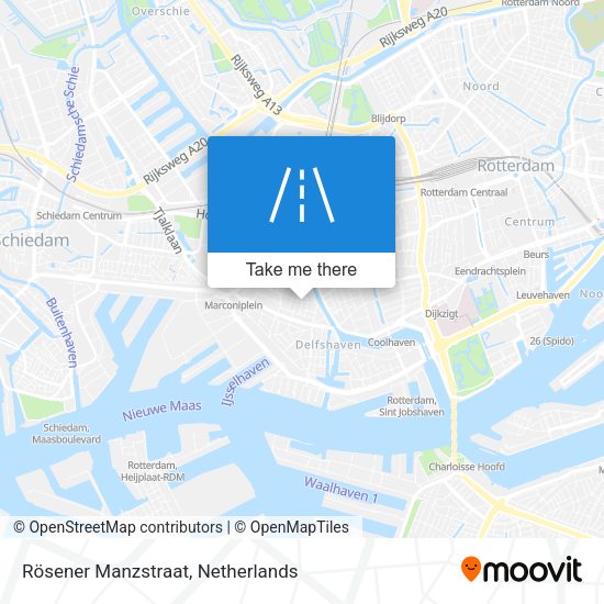 Rösener Manzstraat map