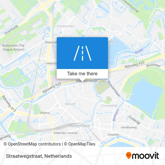 Straatwegstraat map
