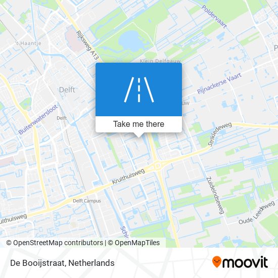 De Booijstraat map