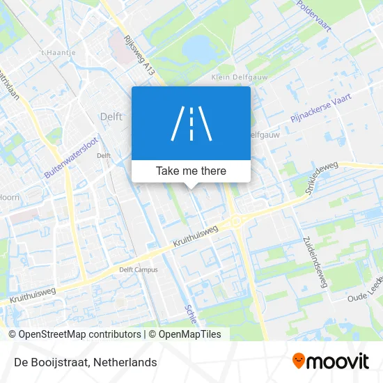 De Booijstraat map