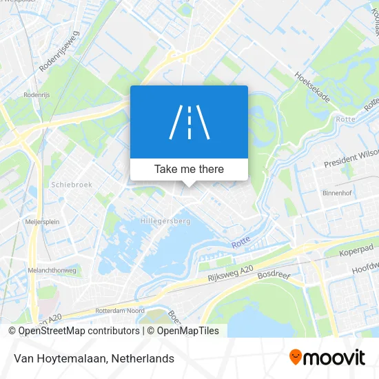 Van Hoytemalaan map