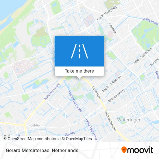 Gerard Mercatorpad map