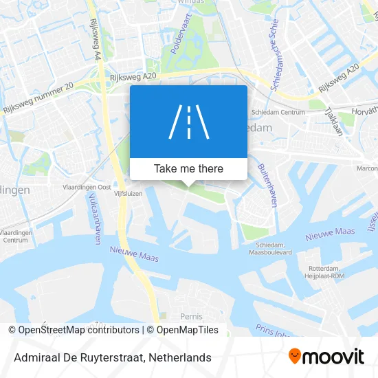 Admiraal De Ruyterstraat map