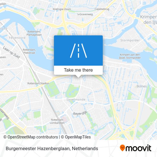 Burgemeester Hazenberglaan map