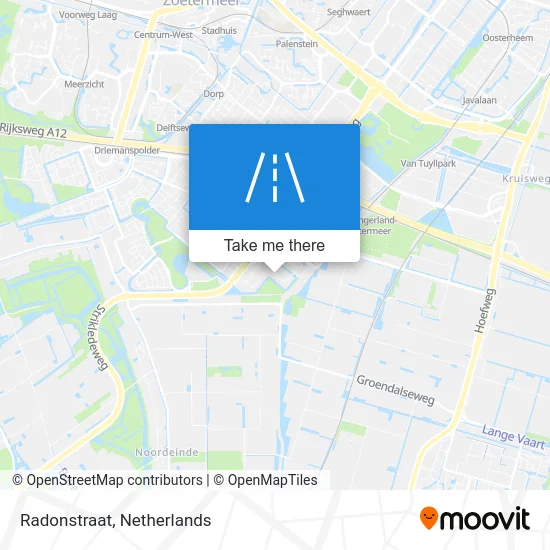 Radonstraat map