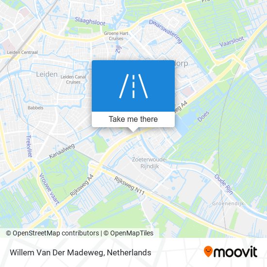 Willem Van Der Madeweg Karte