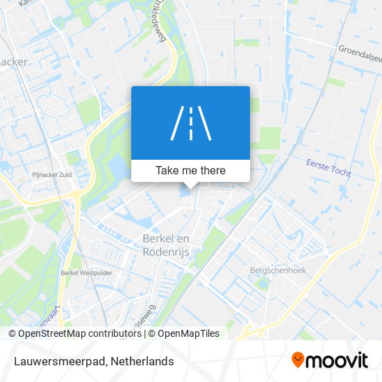Lauwersmeerpad map