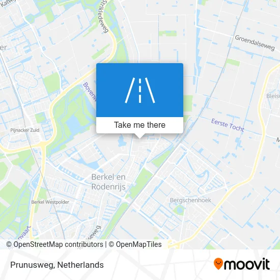 Prunusweg map