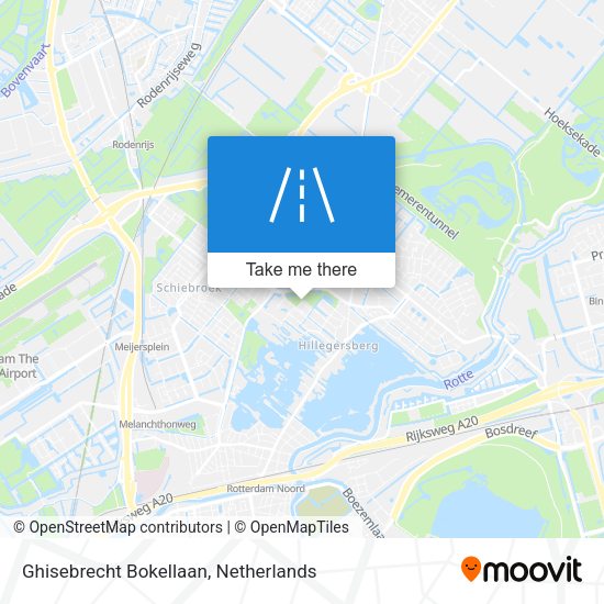 Ghisebrecht Bokellaan map
