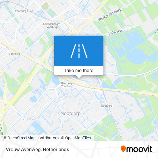Vrouw Avenweg map