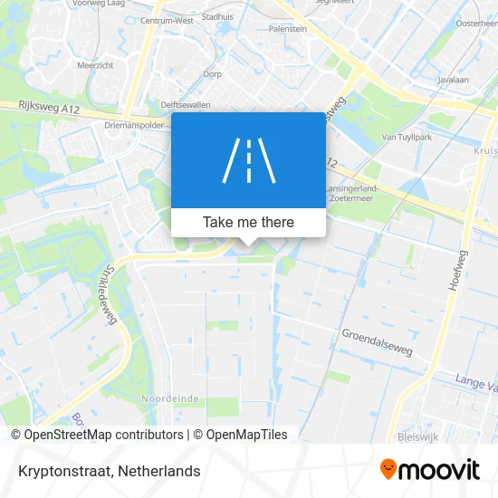Kryptonstraat map