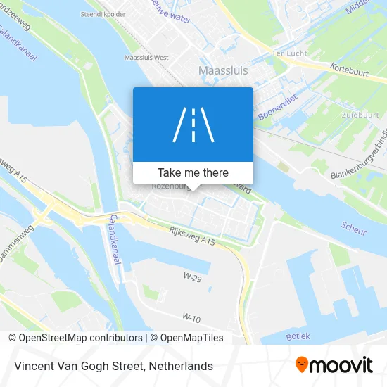 Vincent Van Goghstraat map