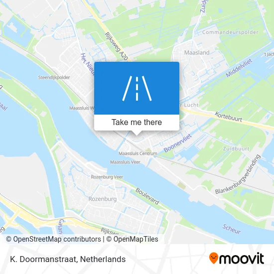 K. Doormanstraat map