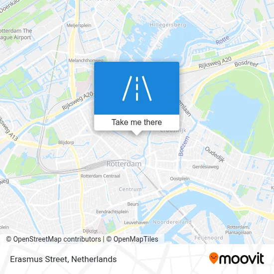 Erasmusstraat map