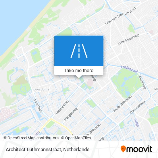 Architect Luthmannstraat map