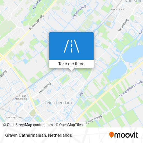 Gravin Catharinalaan map