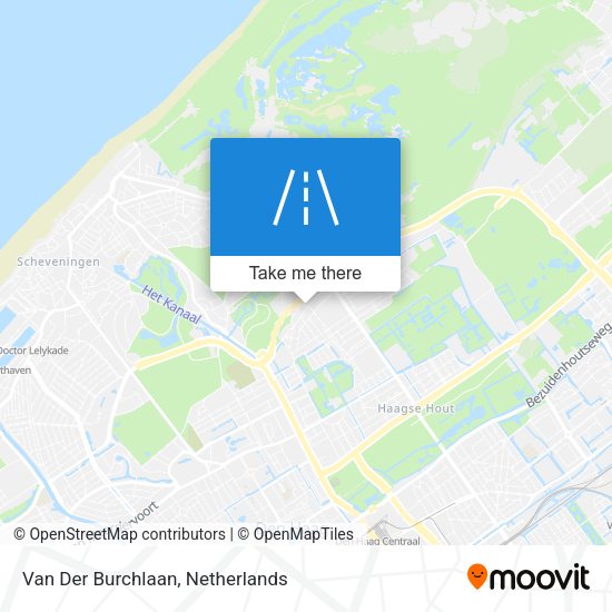 Van Der Burchlaan map