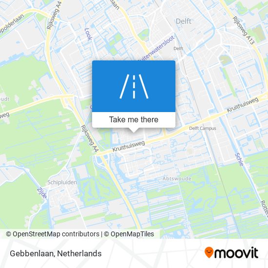 Gebbenlaan map