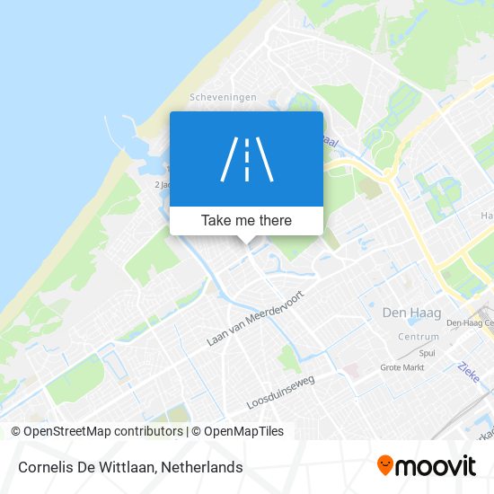 Cornelis De Wittlaan map