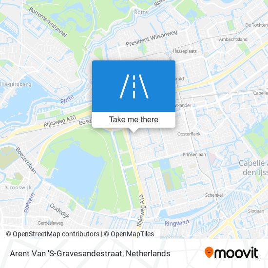 Arent Van 'S-Gravesandestraat map