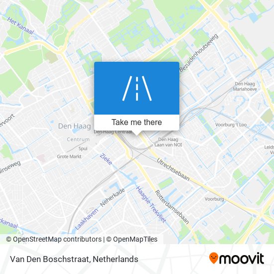 Van Den Boschstraat map