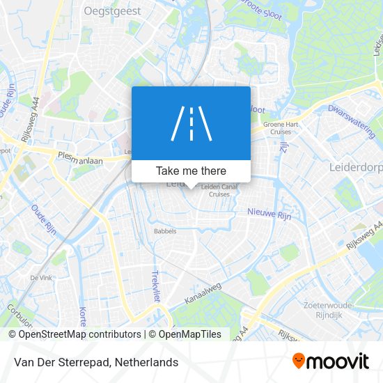 Van Der Sterrepad map