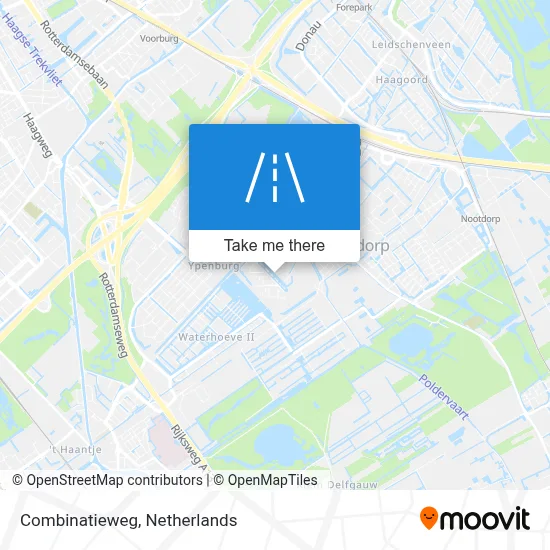 Combinatieweg map