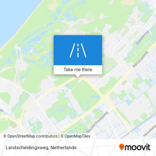 Landscheidingsweg map