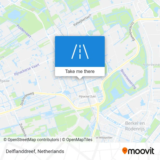 Delflanddreef map