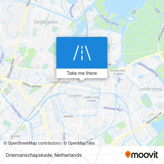 Driemanschapskade map