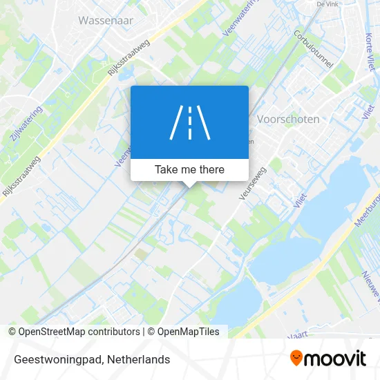 Geestwoningpad map
