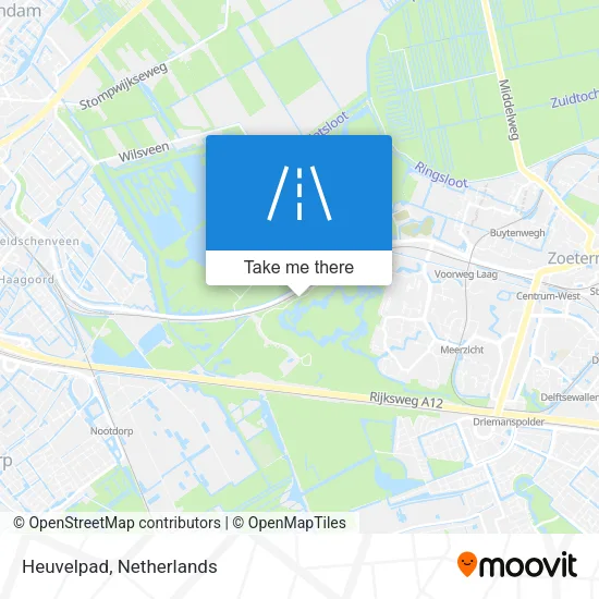 Heuvelpad map