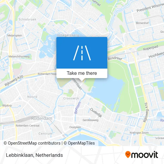 Lebbinklaan map