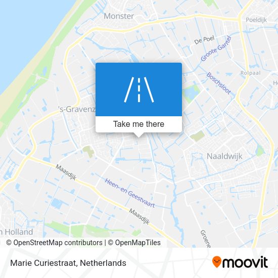 Marie Curiestraat map