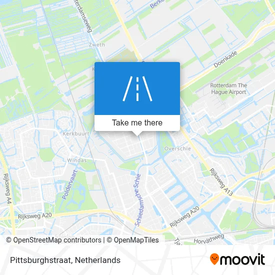 Pittsburghstraat map