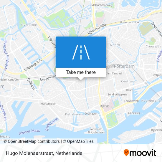 Hugo Molenaarstraat map