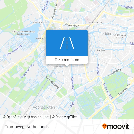 Trompweg map