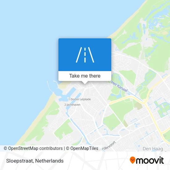 Sloepstraat map