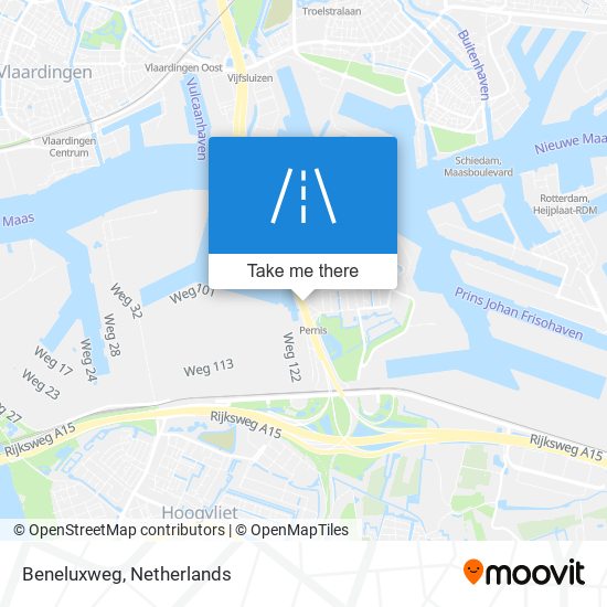 Beneluxweg map