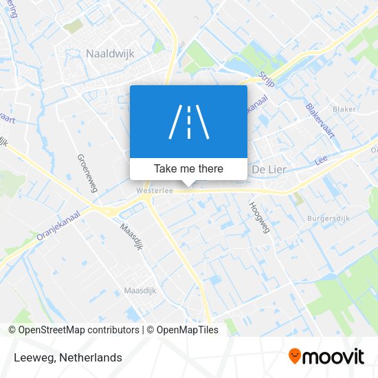 Leeweg map