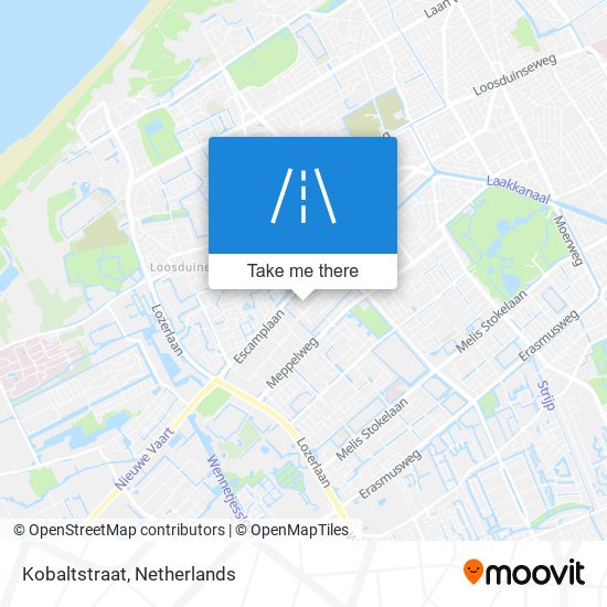 Kobaltstraat map