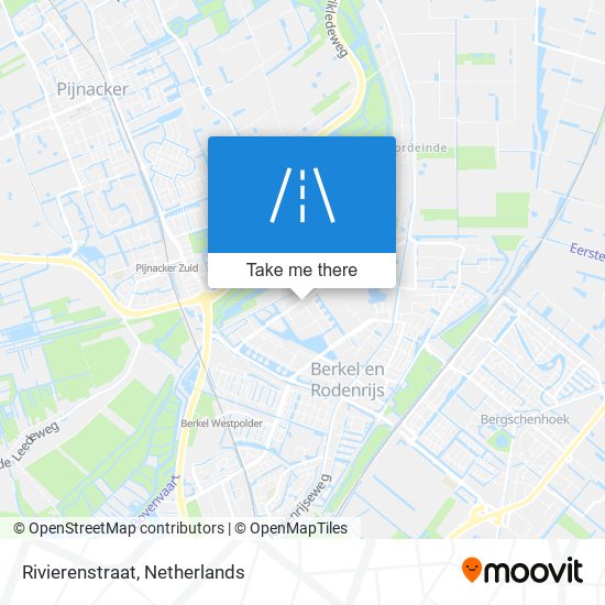 Rivierenstraat map