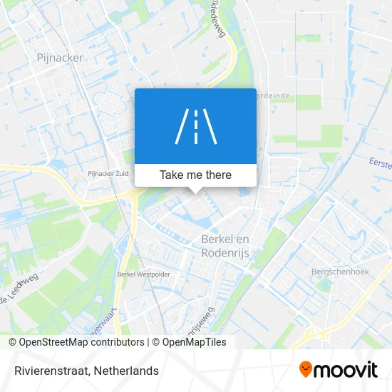 Rivierenstraat map