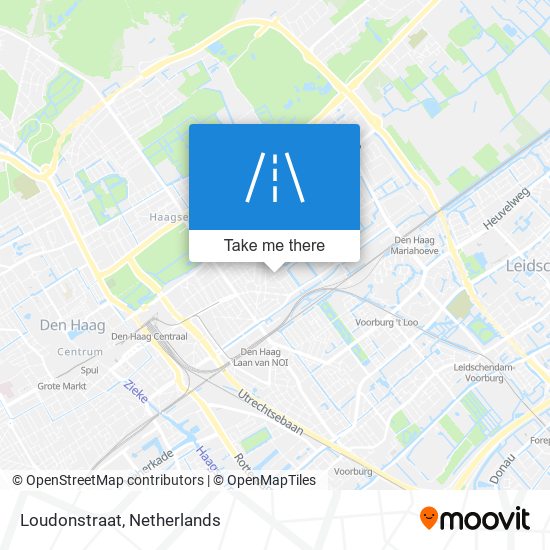 Loudonstraat map